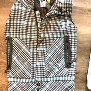 Volcom Women’s Vest - Zip and Button Closure